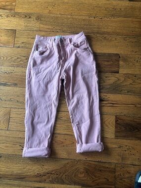 APII Women’s Rose Pink Stretch Capri Pants Size 8